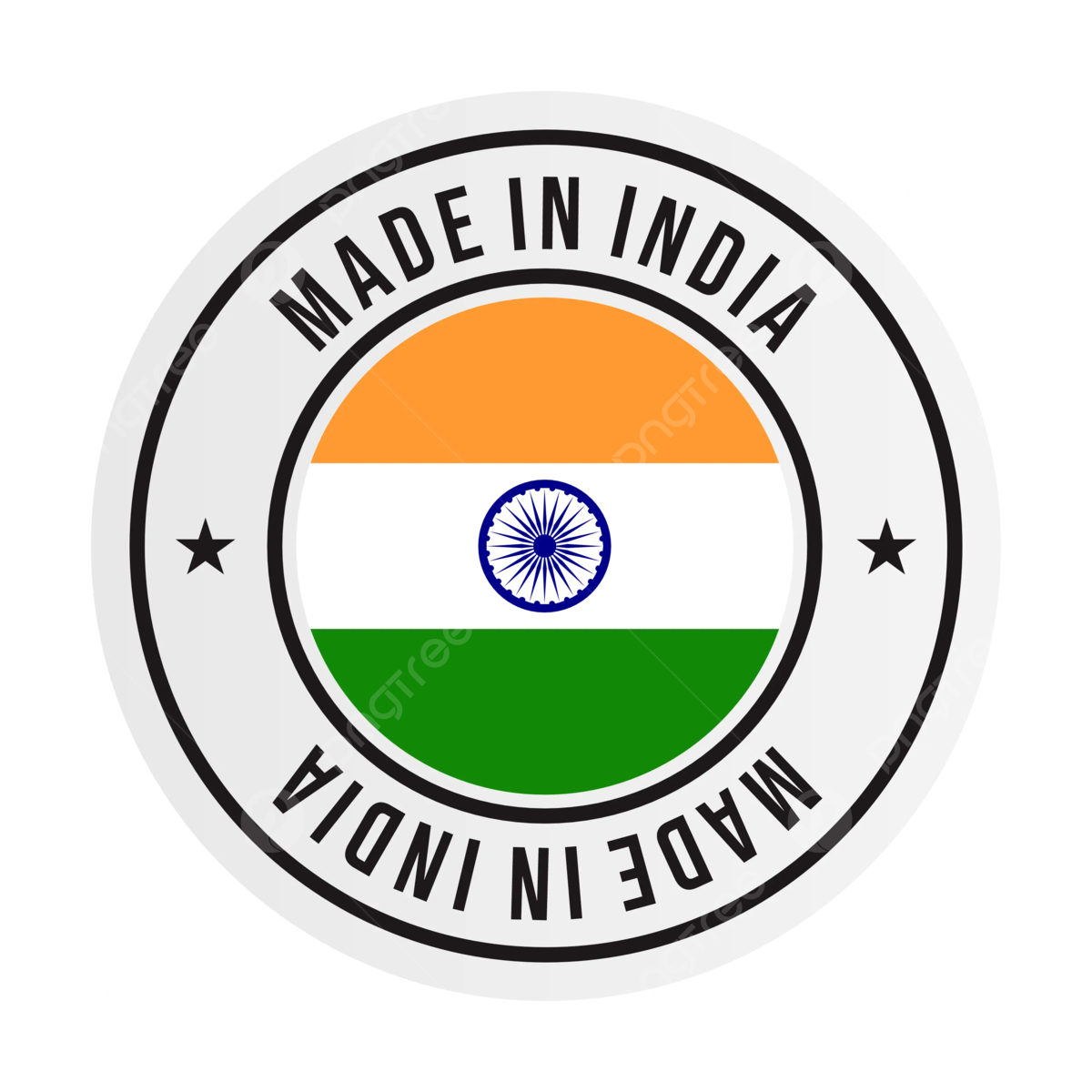 100% Indian Logo